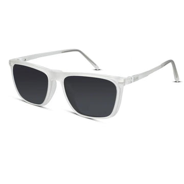 Transparent Rectangular Clip On Eyeglasses
